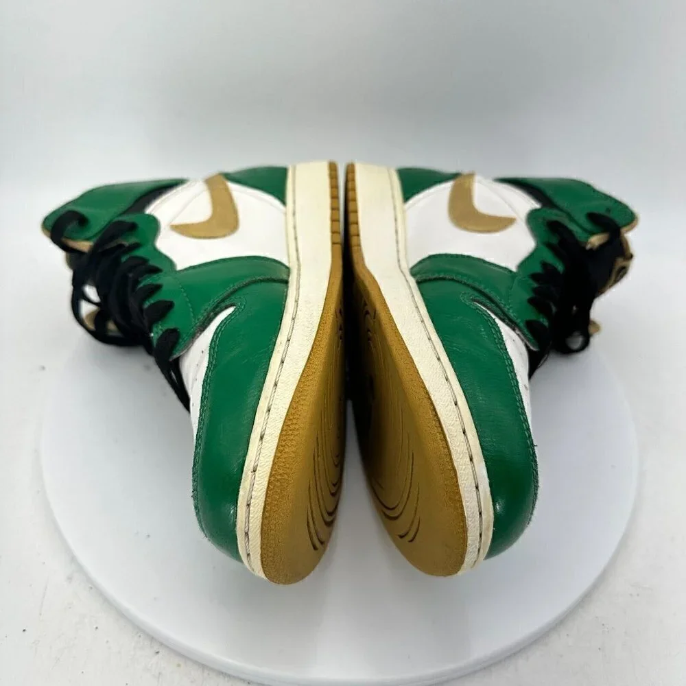 Nike Air Jordan 1 I Retro High Celtics GS Size 7Y 575441 315 Clover Gold Green